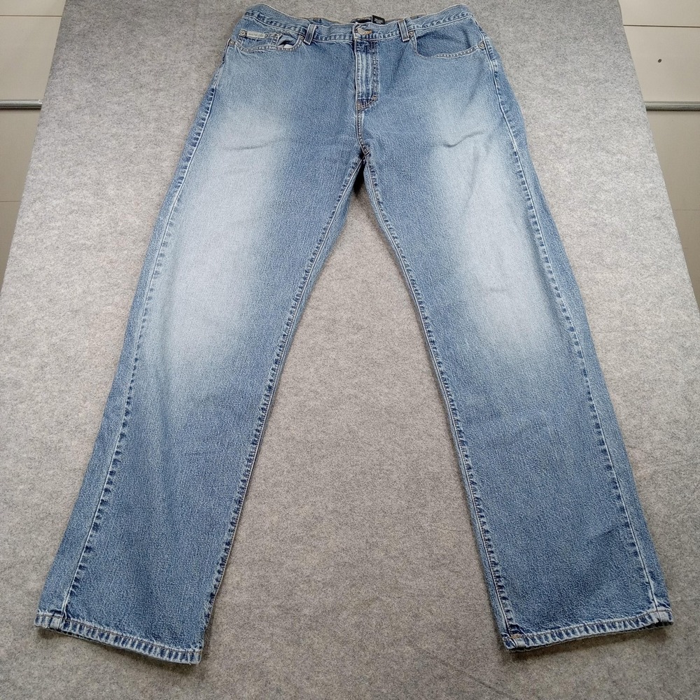 Calvin Klein Jeans Mens 36 Blue Denim Straight Leg Classic Fit Pants